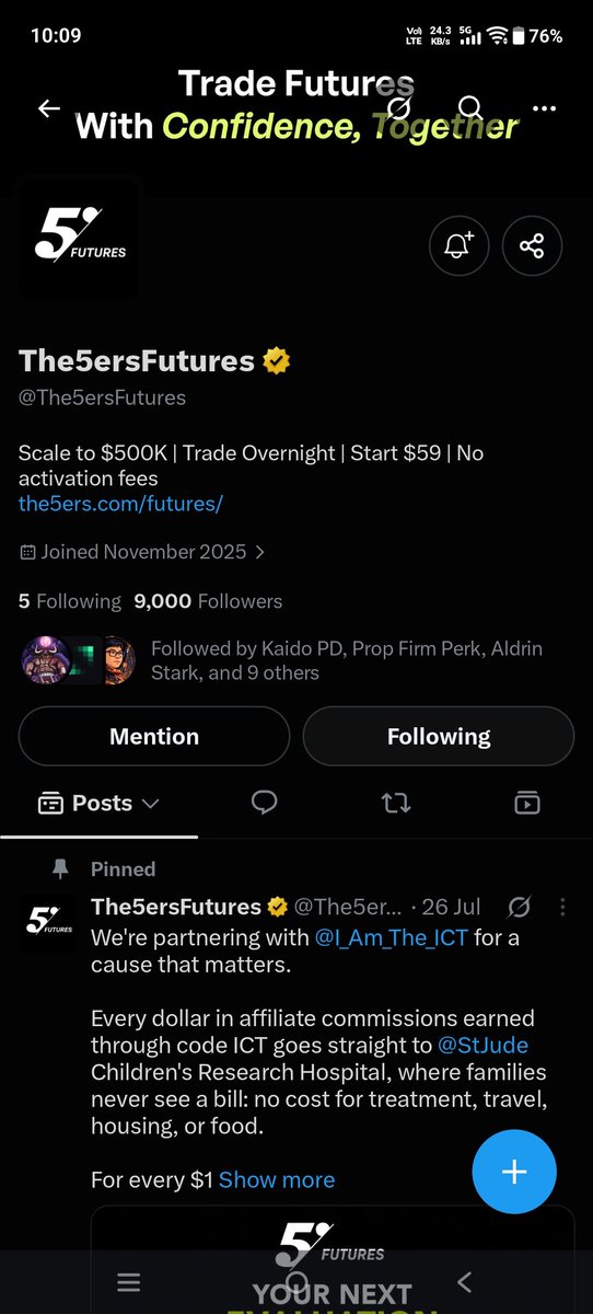MrBroccoLIT's tweet photo. @PropFirmPerk @The5ersFutures PERK 

Quoted the post 👍👍 https://t.co/4r6VgyVKzv