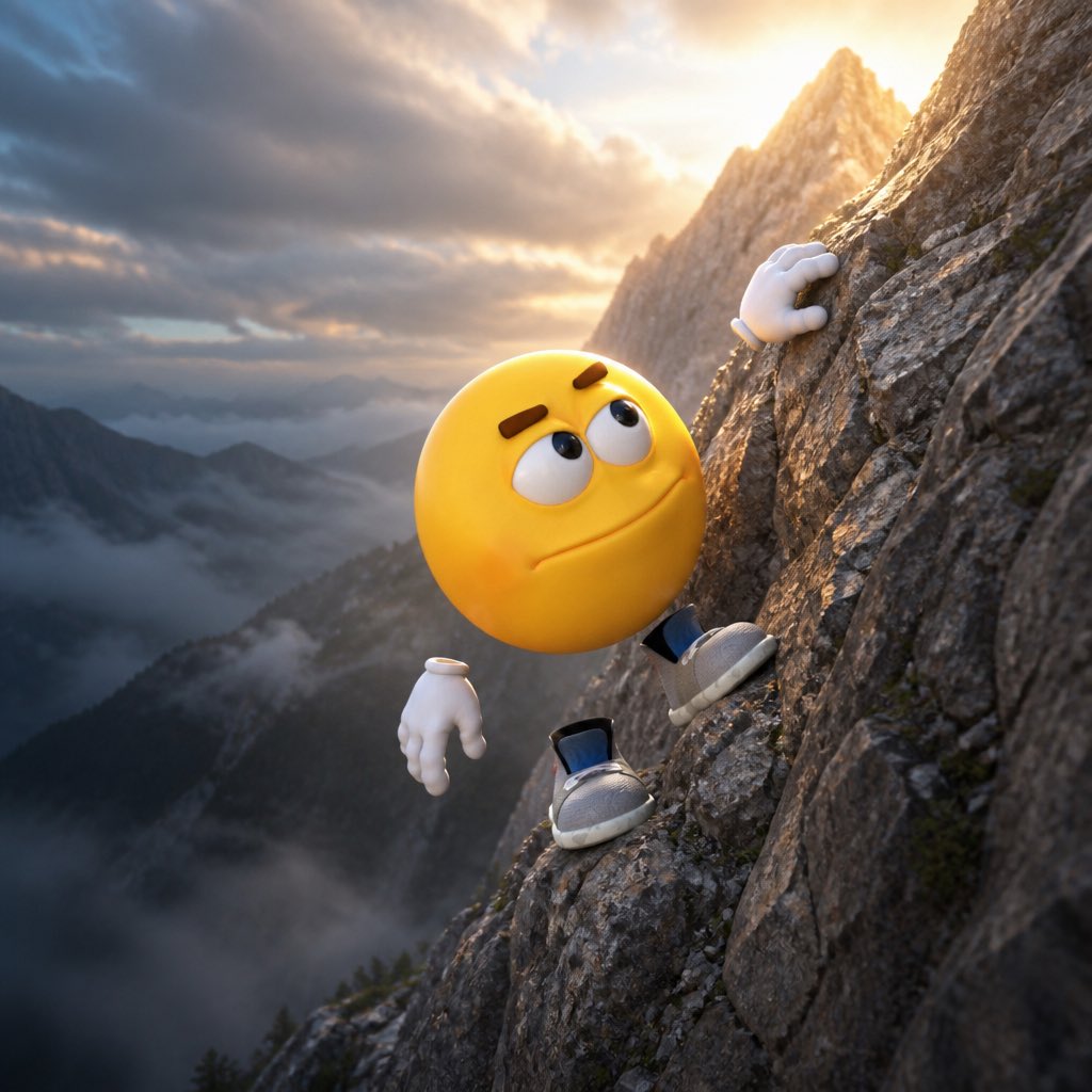 TheRealEmotiGuy's tweet photo. The climb isn’t always easy. The path isn’t always clear.

But every step forward gets you a little closer to the top. 

$JOE on SOL https://t.co/bGhh6IGfvC