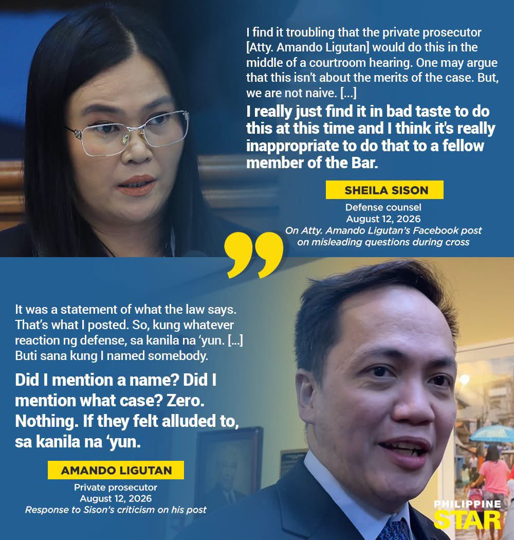 nabunturanguy's tweet photo. Tama naman talaga si Atty Ligutan. 
He didn’t name anyone.  
Guilty party madam defense counsel?
Or are you just MISLEADING the public with this “paawa” statement? Sorry, but we ARE NOT NAIVE also.  Hindi kami madadala sa mga “pa-victim” tactic ninyo! https://t.co/RpkUU27iOO