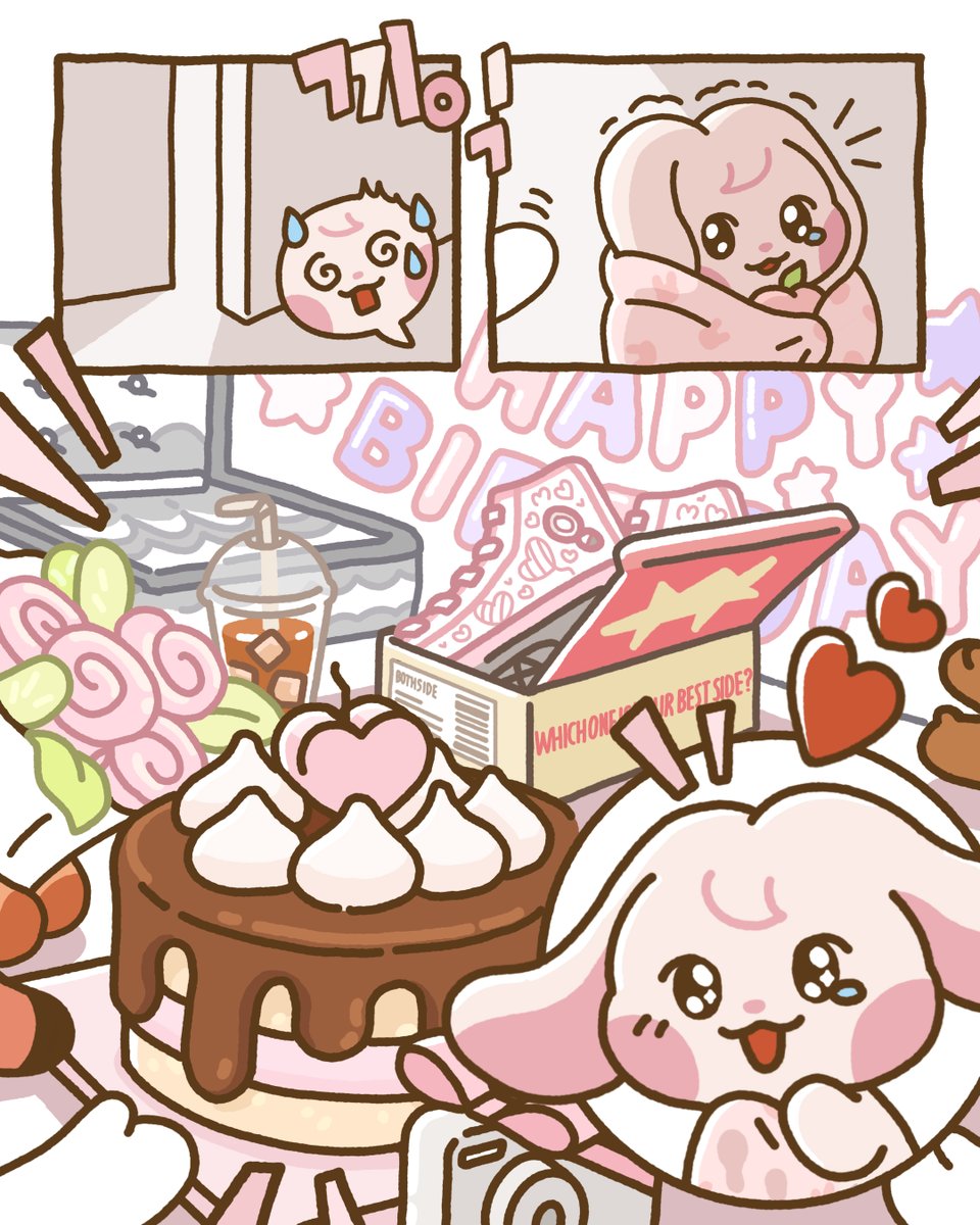 LINEFRIENDSinfo's tweet photo. 사실 엄청 놀란 척해 준 거라구웅..ˊo̶̶̷ᴗo̶̶̷`!
나 연기 잘하징?헤히힣…💚
#Happy_kkyuping_Day

-

Actually, I was just pretending to be soooo surprised... ˊo̶̶̷ᴗo̶̶̷`!
I’m pretty good at acting, right? Hehehe... 💚
#Happy_kkyuping_Day

-

じつは、すごくおどろいたふりをしたんだぁ..ˊo̶̶̷ᴗo̶̶̷`!
ぼく、えんぎ上手でしょ？えへへっ…💚
#Happy_kkyuping_Day

#Dreamiez #드리미즈 #DreamiezStory
#kkyuping #뀨핑 #PictureDiary
#Polaroid #Camera
#Party_with_Dreamiez