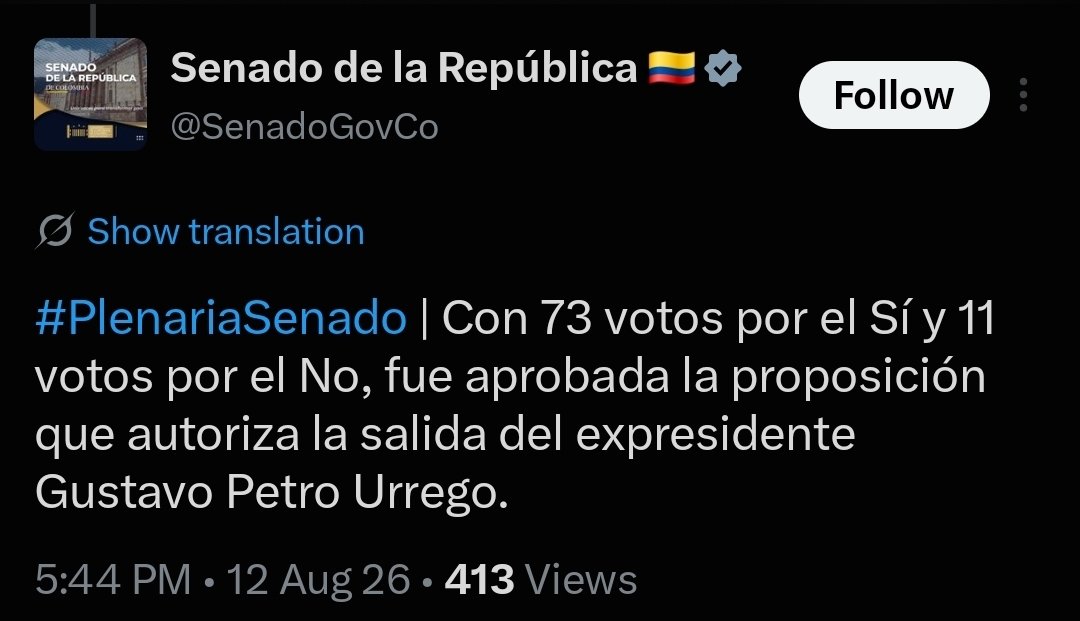 achemas71's tweet photo. @waldoalarconho1 @SenadoGovCo @petrogustavo Lamentablemente no fue así  😕😕😕 https://t.co/WH2b0Rttri