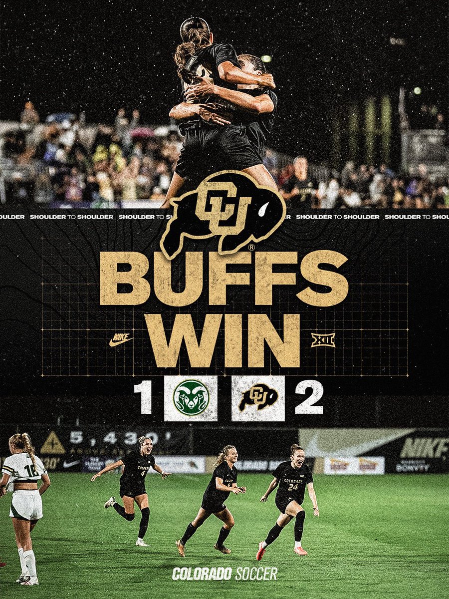 CUBuffs's tweet photo. Weathered the storm for the first dub of the year⛈️ https://t.co/EYdT7U5ua4