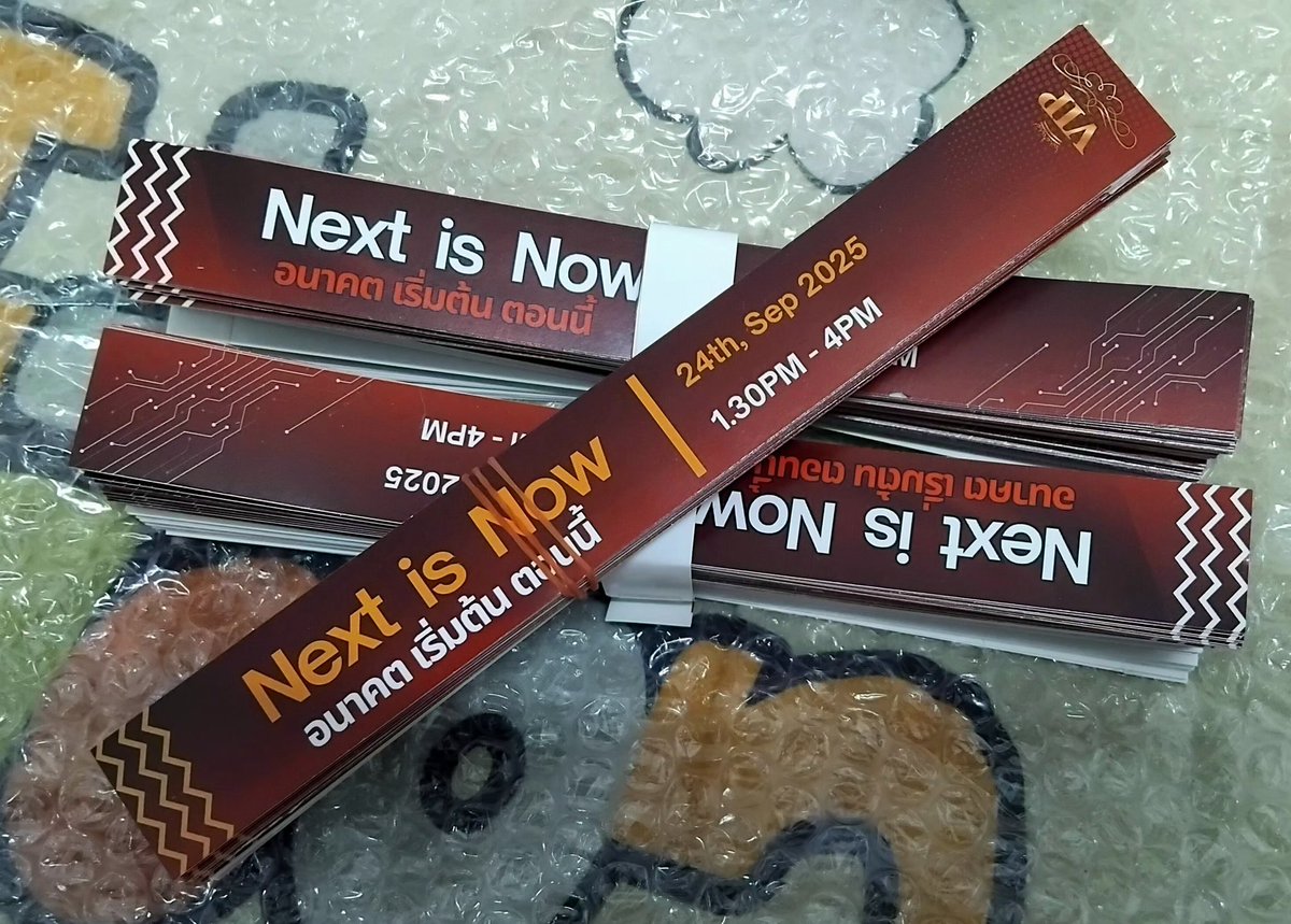 _18May_'s tweet photo. รับทำริสแบนด์ กระดาษ ใบล่ะ 2.5 บาท
ขั้นต่ำ 100 ใบ มีแบบให้ฟรี
#รับทำgiveaway #ริสด์แบนด์ #รับทำของแจก #รับพิมพ์งาน #รับงานเร่ง https://t.co/RvliFOUrm0