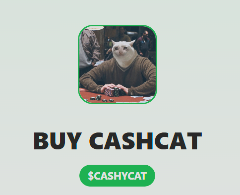 Chameleonsol's tweet photo. First real ad. That said, BUY CASHCAT. https://t.co/1MJjYbq0Jz