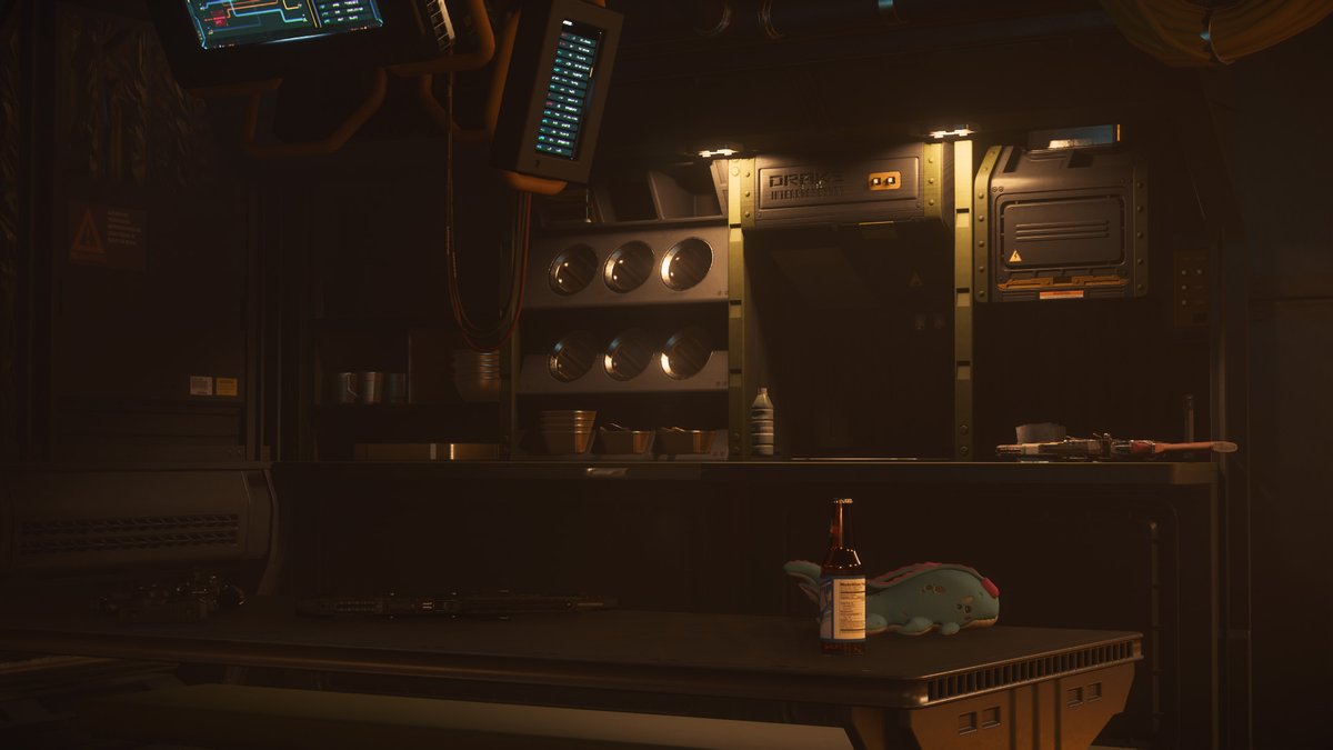AshIyn02's tweet photo. I love putting together little lived in environments when using a ship long term 

#StarCitizen https://t.co/Vn43SSLKOL