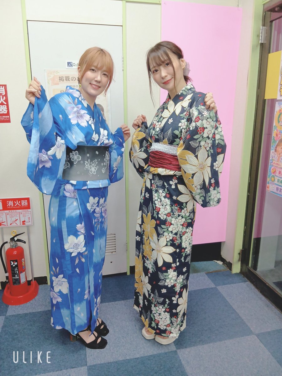 culture_SAKAE's tweet photo. 今日はサマーフェスタ🥳ポイントいっぱいデーですよ！
早速優月プロと森ちゃんが浴衣でお出迎えしています💕
16時からは塚田プロもいらっしゃるので是非遊びに来てください🙌🩷 https://t.co/SBPUjkgHj7