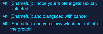 ISZIY_OW's tweet photo. why are people liek these not banned, but people that say small stuff liek fuck or damn or shit or fuck you get banned, but people like him, when no one said a thing to him and gets liek thsi dont get banned?@Blizzard_Ent @BlizzardCSEU_EN @PlayOverwatch ban ts guy shamefull#21321 https://t.co/vv1QGIQIOY