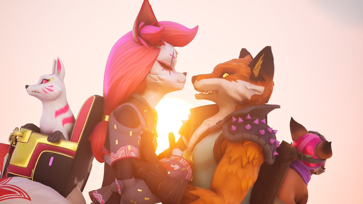 I_Love_Kimichan's tweet photo. おまけスクショ🩷🦊💞🦊🧡

#KimikoFiveTails 
#Fennix https://t.co/h4naj8Gkop