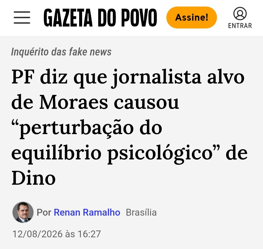 taoquei1's tweet photo. Policia Federal alega que denuncia contra Flávio Dino por uso indevido de carros públicos, causou "perturbação psicológica" do ministro. 
Tadinho! 🤡🤌🏻 https://t.co/RRSw5eDLJF