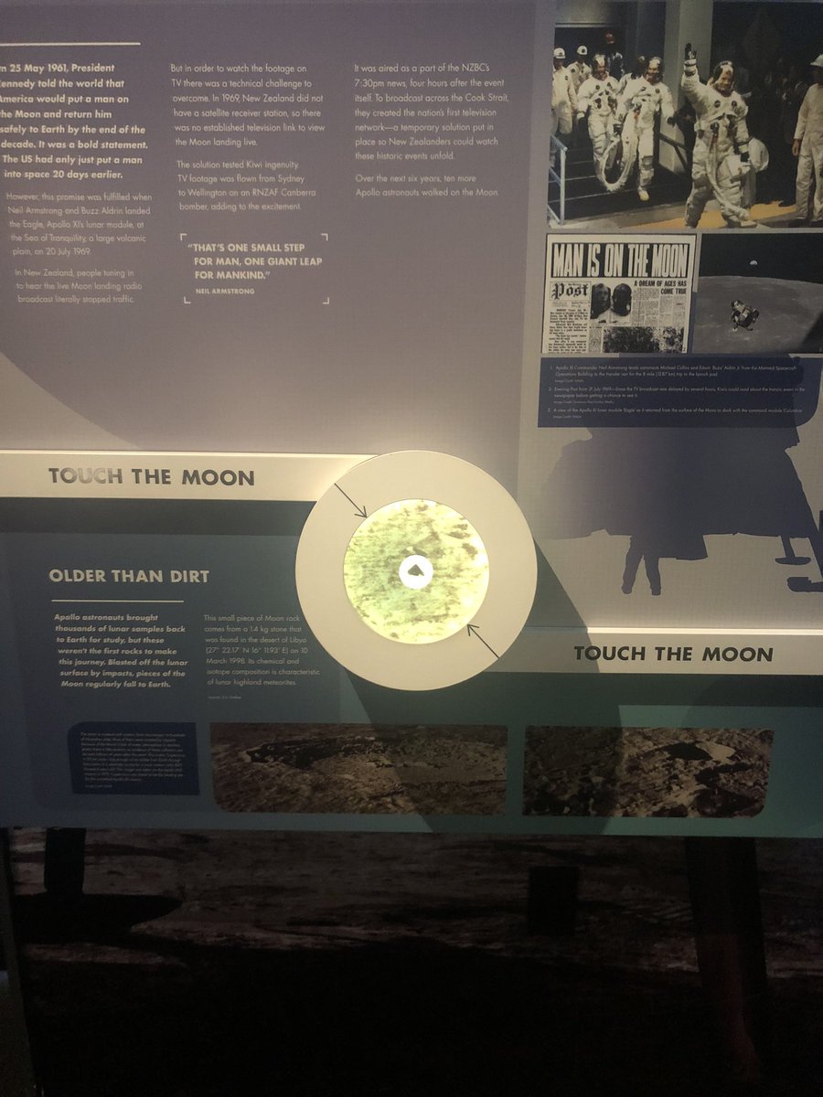 24smith02's tweet photo. @givemetuesday it’s so wild that piece of the moon are in places you can touch. This was at Space Place in Wellington, NZ https://t.co/Z6iqj5AvbG