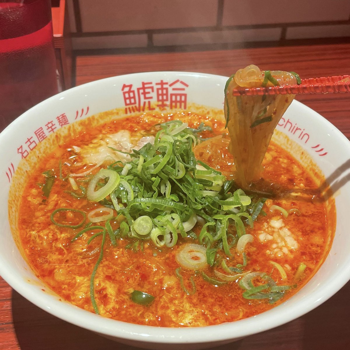 6______6p's tweet photo. 📍名古屋辛麺 鯱輪 / 栄(名古屋)

栄の住吉が本店のラーメン屋さんの辛麺🍜
こんにゃく麺変更してたべてほしい https://t.co/Vba56ZkBNR