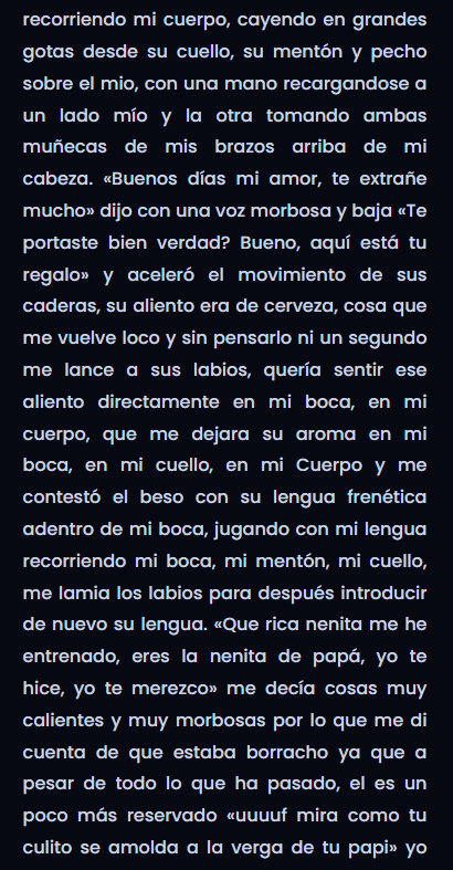 relatos_gay_cl's tweet photo. Mi Padre me despierta con su Verga adentro 🍆🔥

𝗥𝗘𝗟𝗔𝗧𝗢 𝗖𝗢𝗠𝗣𝗟𝗘𝗧𝗢: https://t.co/ZK2kddMKeN

#relatosgay #gay #pornogay #incesto #incestogay https://t.co/iGR8pqyYUX
