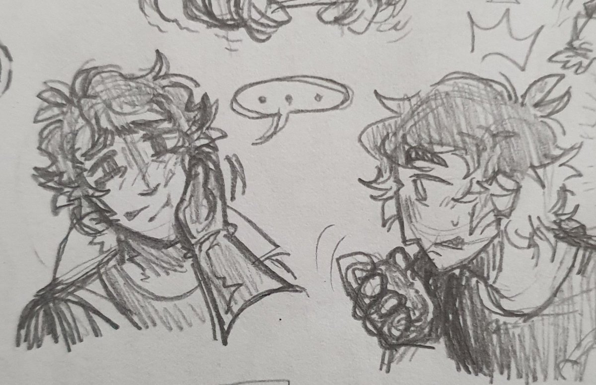 KaldoIsBrawling's tweet photo. Was planning on drawing some simple stuff on my computer rn, but I underestimated how tired I would be after some of my classes today, so in the meanwhile I'm showing some old doodles :-] https://t.co/KBBsDghxD4