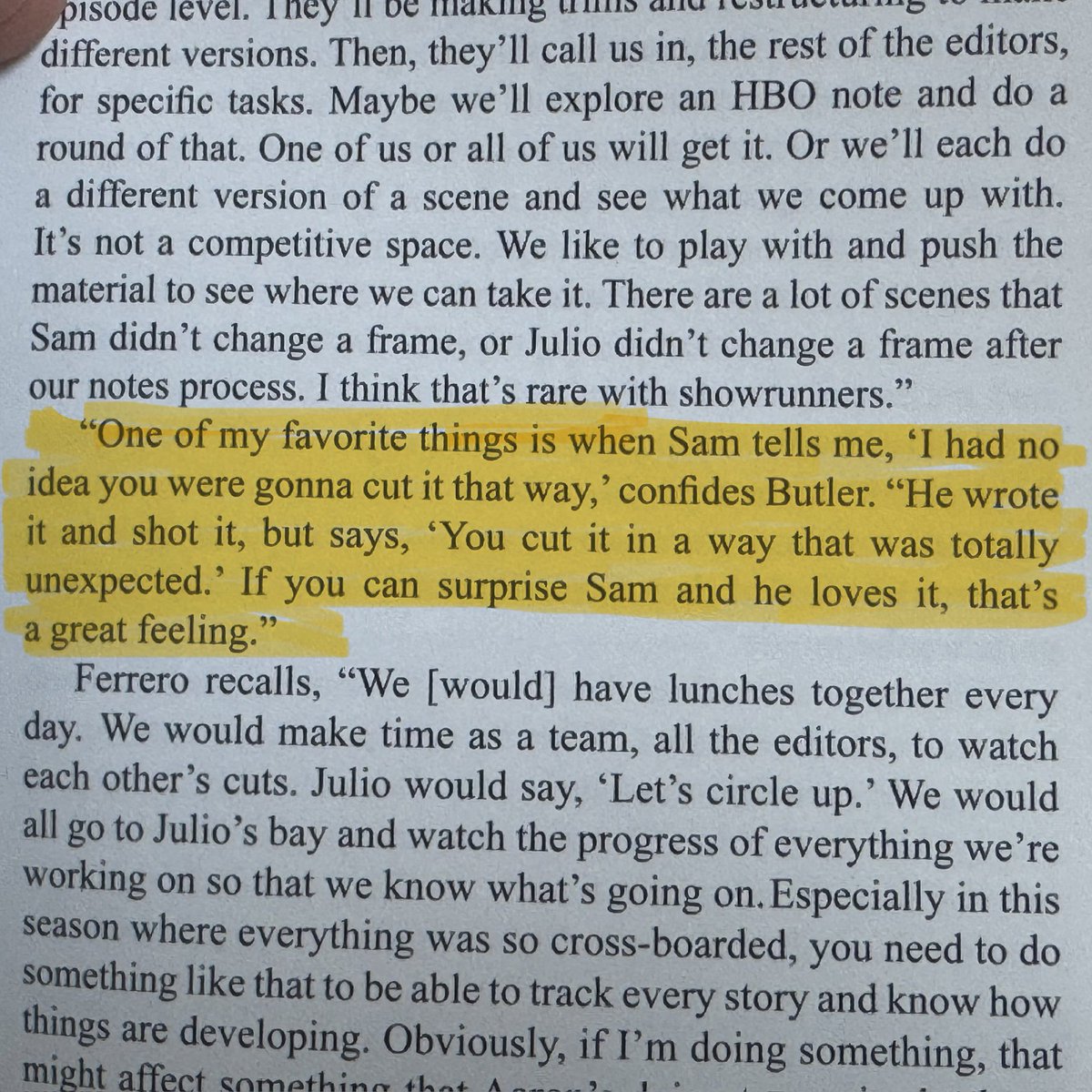 aaronibutler's tweet photo. The #Euphoria edit team is in #CinemaEditor magazine! We had a great time chatting with Walter Fernandez, and a big thanks to Carolyn Giardina. And thank you to @ACEFilmEditors ! https://t.co/6IKV7JhNIs