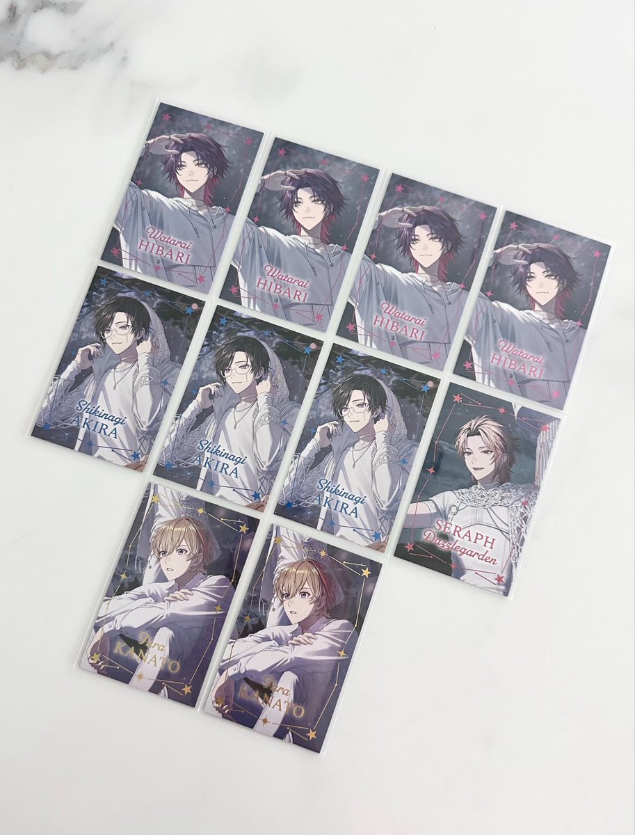 hachyuu_'s tweet photo. Last set of pulls! I feel like I was less lucky with hiba but still very satisfied😙 https://t.co/ZdDUglqwbj