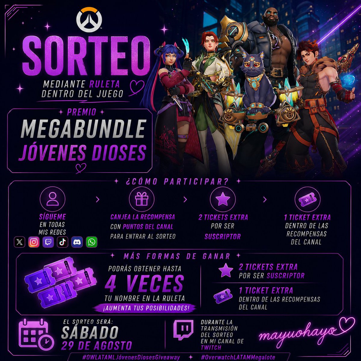 MayuOhayo's tweet photo. Toda la información de los sorteos en mi Instagram https://t.co/dSRbnWgFTa https://t.co/8kb4IVWGsO