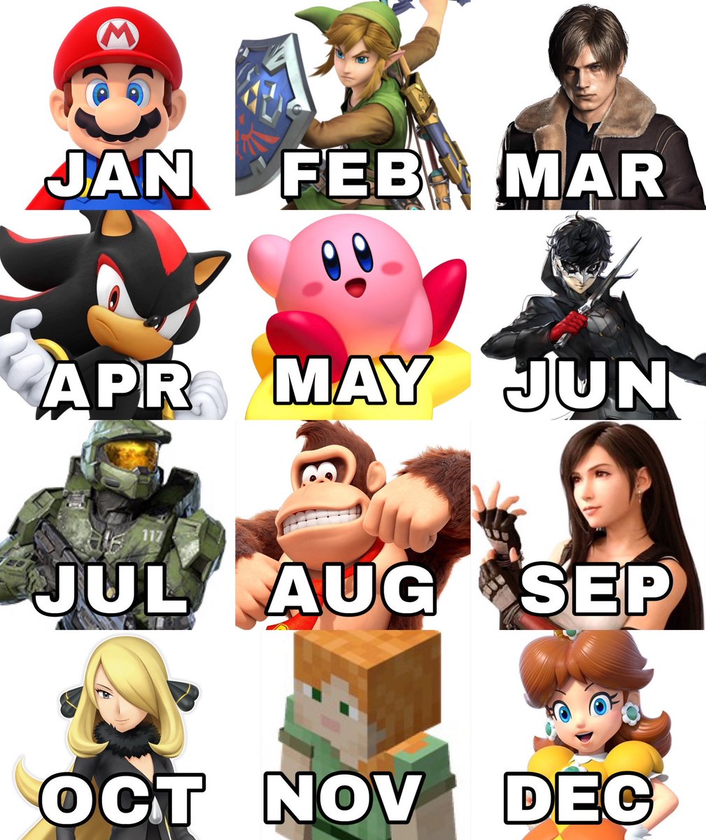 Skullz_Skeleton's tweet photo. Which month are you? https://t.co/LtMTKxmLEX