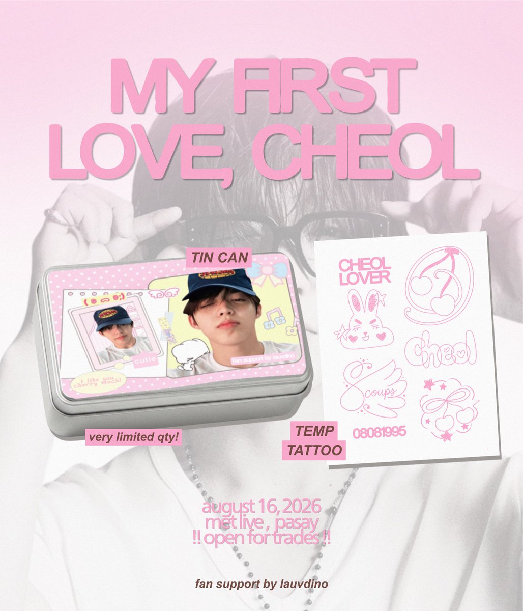 lauvdino's tweet photo. 🪽 𝘮𝘺 𝘧𝘪𝘳𝘴𝘵 𝘭𝘰𝘷𝘦, 𝘤𝘩𝘦𝘰𝘭 . . . 
fan support by lauvdino

. . . aug 16 —  met live  ⭐️
    open for trade, dm pls!💬
  (prio online trades >_<)

#SCOUPS_FirstLove #Class808 https://t.co/89Y1yB84Ng