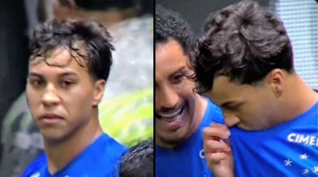 EstamosHa__'s tweet photo. Não sei se vocês repararam mas o Kaio Jorge já não é o mesmo depois que ele bebeu mijo na arena https://t.co/nOJ1Fimt7j
