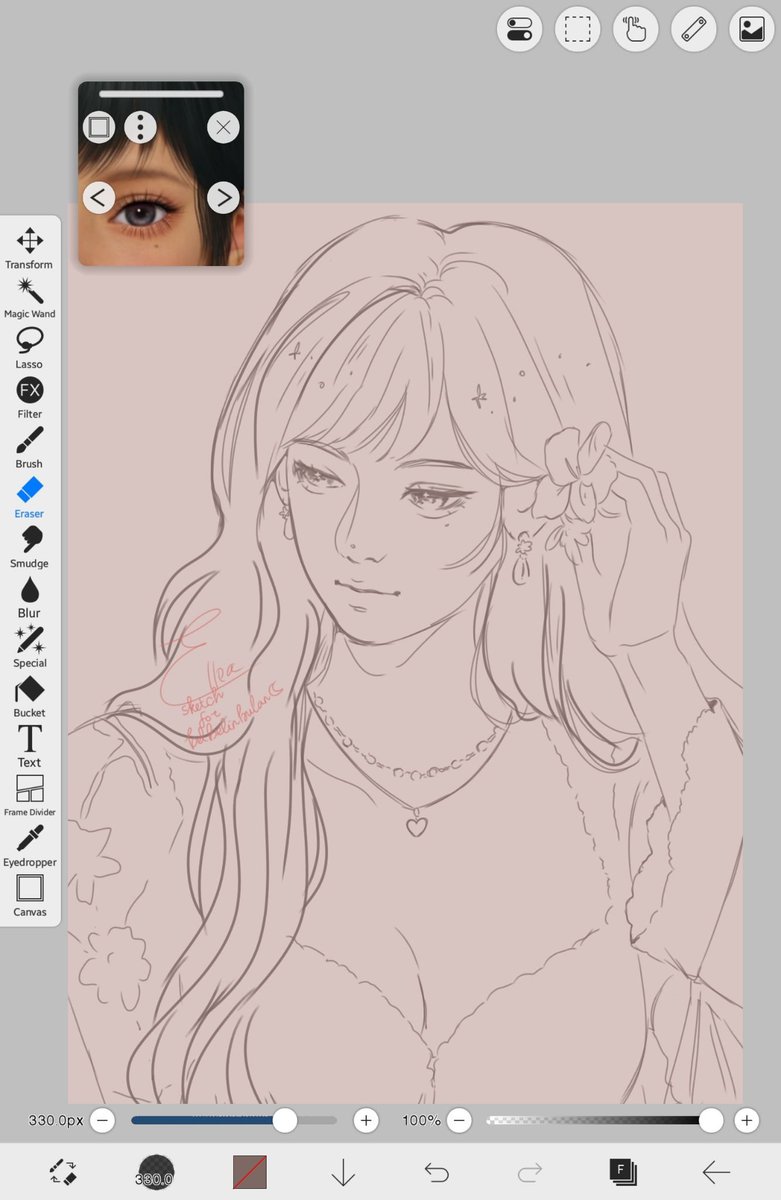 belbelinbulan's tweet photo. Krn sudah ramai jd pembahasan, saya sekalian saja bawa ke tl. Hallo teman-teman artist, apa bisa dibantu cek commissan saya ke @/maisonellea pakai AI atau tidak? Sbg klien awam, saya ga ngeh kalau di artnya ada unsur AI smp jd pembahasan di tl, yang bikin saya ikut trust issue. Si artist masih mengklaim dia tidak pakai AI, tapi silahkan teman-teman artist yg lebih jeli bisa bantu untuk menilai.

Foto 1: Sketch
Foto 2: Base color. Disini saya minta tone up & kasih hint pink di lippies
Foto 3: Updated base color
Video 4: Speedpaint setelah saya minta krn isu di tl

Saya post ini dgn harapan bisa dapet pencerahan terkait commissan ini & edukasi terkait AI art. Kalaupun ternyata ini memang AI, saya harap ga ada korban lagi dari artist tsb.
