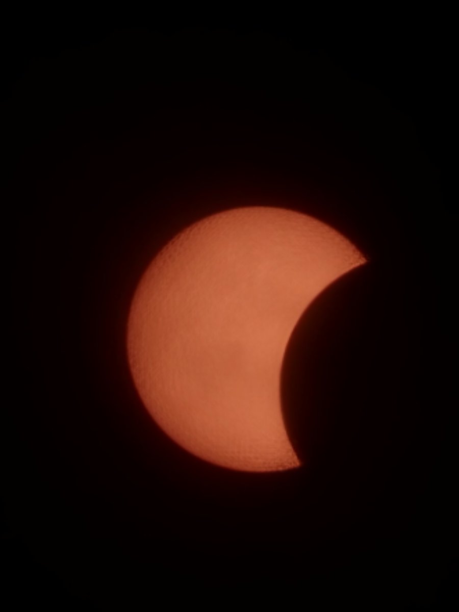 TheCuriousbunn's tweet photo. #solareclipse #eclipse #partialEclipse #Éclipse https://t.co/KNbLeztR64