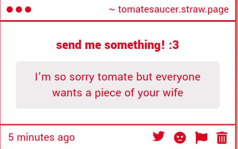 Tomatesaucer's tweet photo. They cant have her vecuase shes MYYY eife https://t.co/WFVj75z6V6