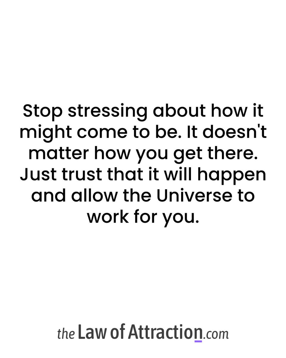 The_Secret_Law's tweet photo. To achieve your goal, your energy is best spent defining the precise outcome you want, not blueprinting every single step right now. Once your destination is completely clear and free of mental doubt, the methods you need will naturally reveal themselves as you take action. Support our work by giving this post a like and a share.