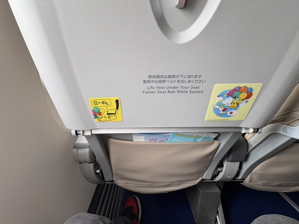 hkrkmsfm's tweet photo. ポケモン飛行機は流石にちょっとテンション上がる https://t.co/6wo5bax0JE