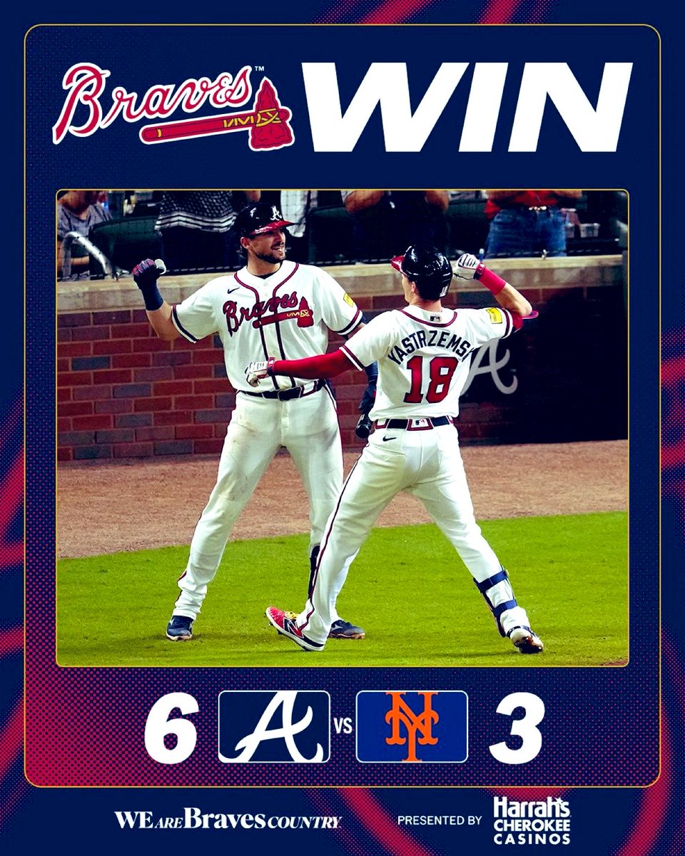 BraveYardShift's tweet photo. SERIES WIN OVER THE METS #BravesCountry https://t.co/AnFvsLU4yn
