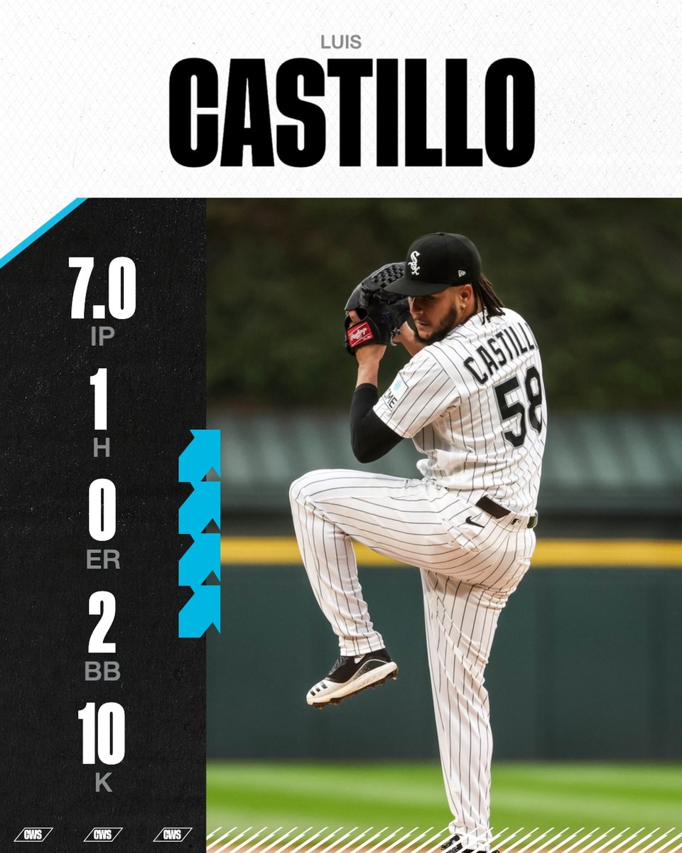 whitesox's tweet photo. What night for Luis Castillo 👏🫶 https://t.co/PXhPGLaq75