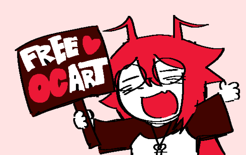 cherripede's tweet photo. CALLING ALL ARTISTS!! im gonna be picking some people from the replies to give OC ART!!! https://t.co/E56choWOYm