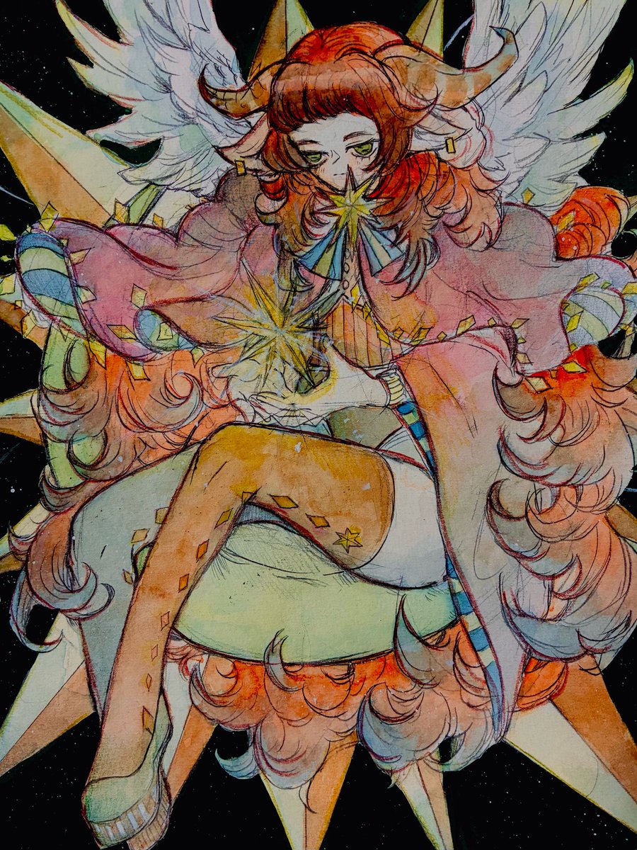 kuroiroll's tweet photo. @sooootaaaaaaa 煌めきと仄暗さを融合させた絵を描いています…よしなに…。 https://t.co/EdYIukRnPm
