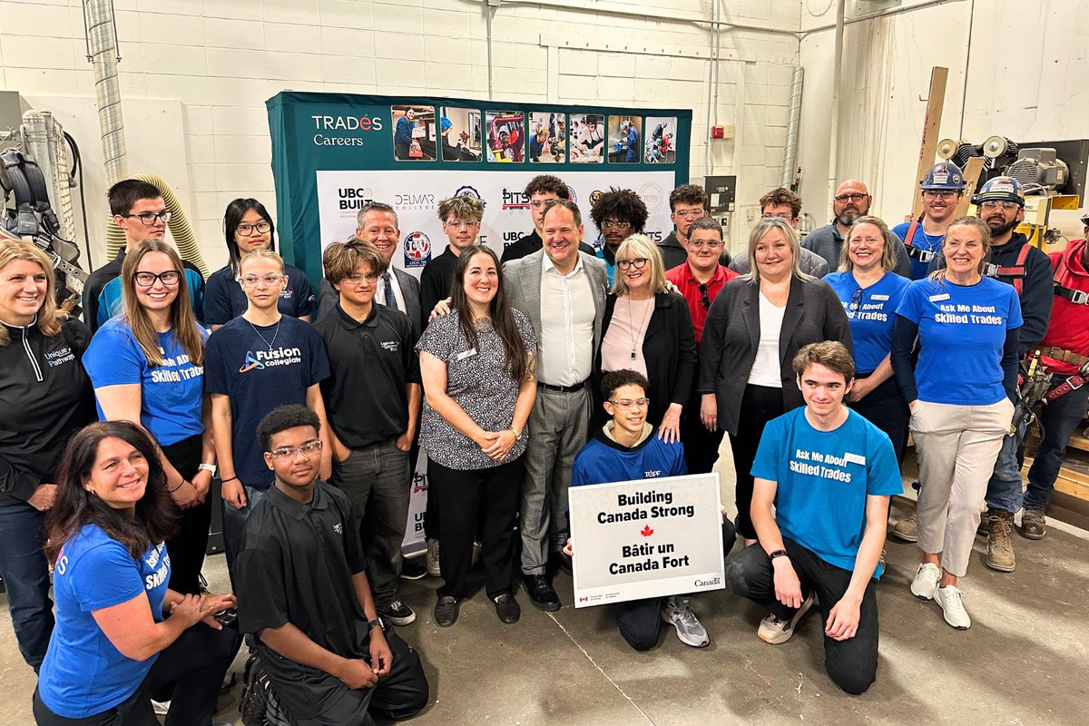 TEPFoundationAB's tweet photo. TEPF is proud to receive $2.1M from the Government of Canada to expand our Trades Careers program, helping more young people explore skilled trades and apprenticeship pathways. Thank you to @AltaCarpenters for hosting today’s announcement by the Honourable John Zerucelli. #TEPF https://t.co/05lpx5kGI1