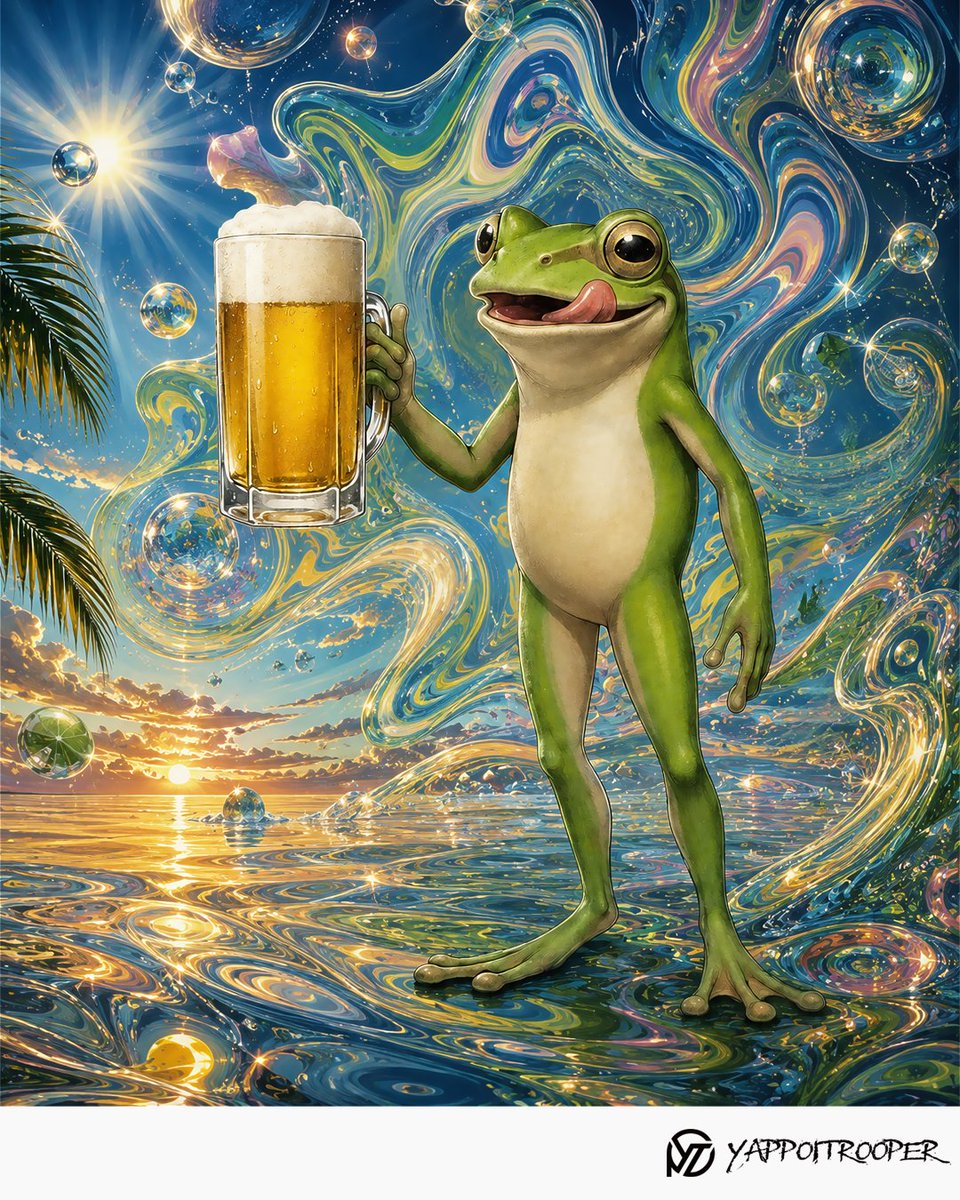 poymen39's tweet photo. "Drunken Froggy"
I’ve been waiting for this!
Froggy Series : https://t.co/XQ0N3ATuok https://t.co/xA86Kn5EuP
