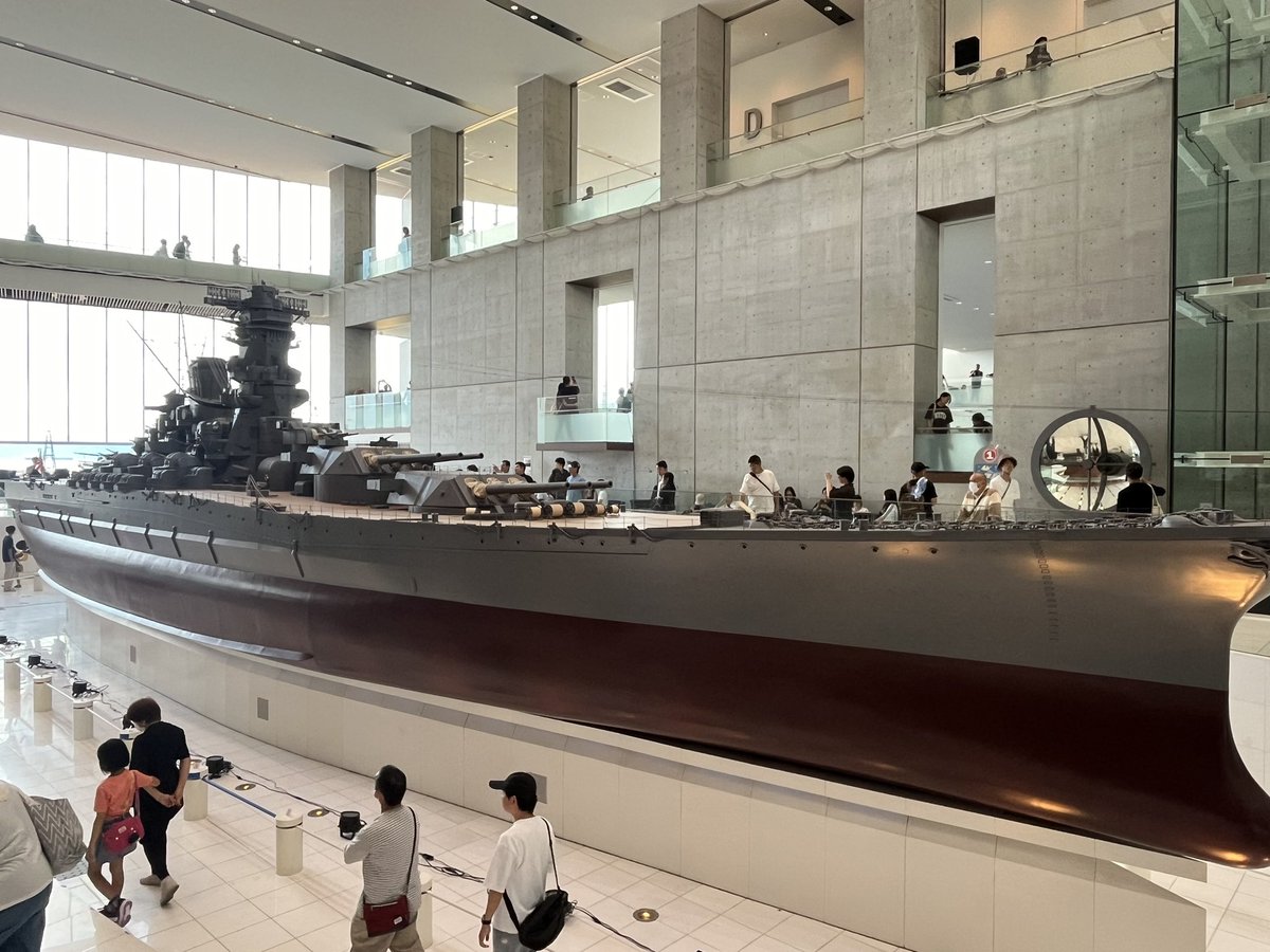 antagonizes's tweet photo. いやーすごく良かった
大和はド迫力だし
工廠も楽しかった、お気に入り

これで1000円は安すぎやしませんか
#大和ミュージアム https://t.co/Jyqi8v7wlG
