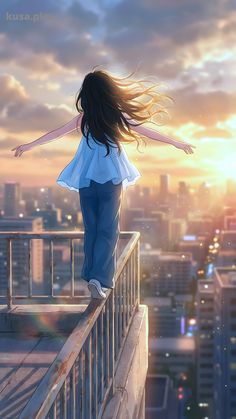 Santisukwong's tweet photo. 夕焼けの灯台のそばに立つ青い瞳の少女、海も承認した 🌇 🥵 💥

#黄金の時間 #アニメ #イラスト #animegirl
VpYF https://t.co/JuCSlxvf5n
