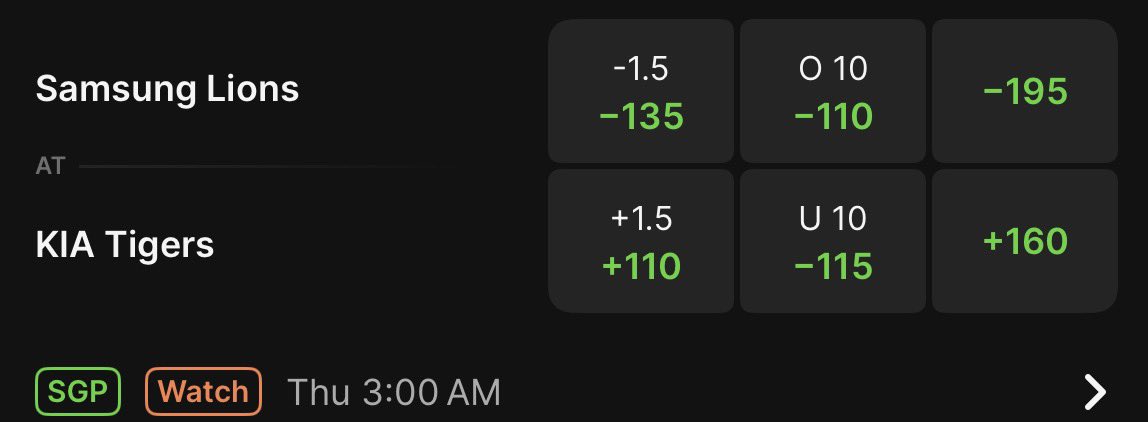 KimsPicks's tweet photo. FREE KBO MAX BET 🐳

LIKE + RT + COMMENT, THEN DM 📲

MUST BE FOLLOWING @KimsPicks https://t.co/LXimzoSJGu