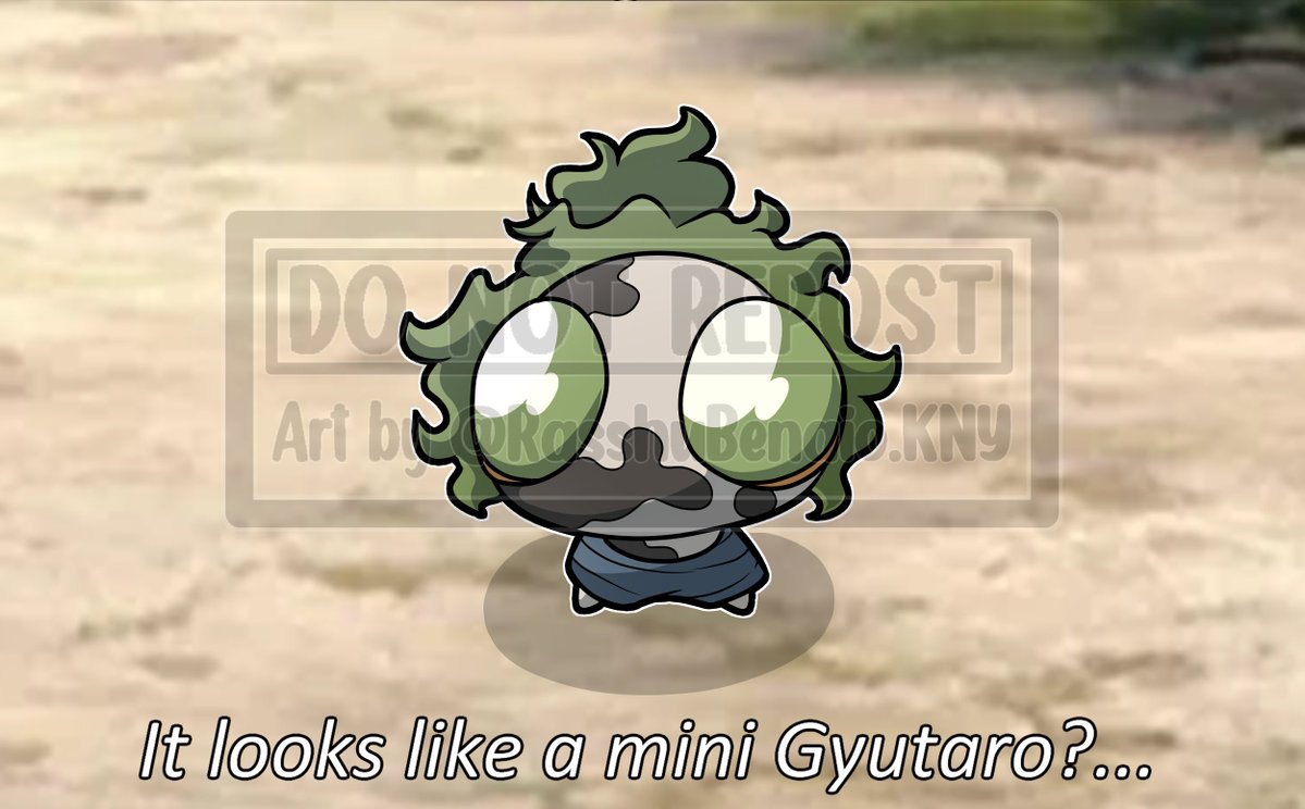 RasshuBenaio's tweet photo. “He's just standing there... menacingly.”

#demonslayer #kimetsunoyaiba #fakescreenshot #gyutaro #arttwitter I'm trying out different tags I've seen on other posts, ngl. https://t.co/TfoHXPb9kR
