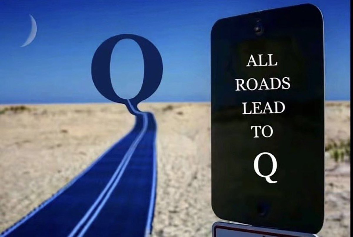 pascalnajadi024's tweet photo. ALL ROADS LEAD TO Q
WHO IS Q?!?
IF YOU KNOW, YOU KNOW https://t.co/9qxeLVeKoR