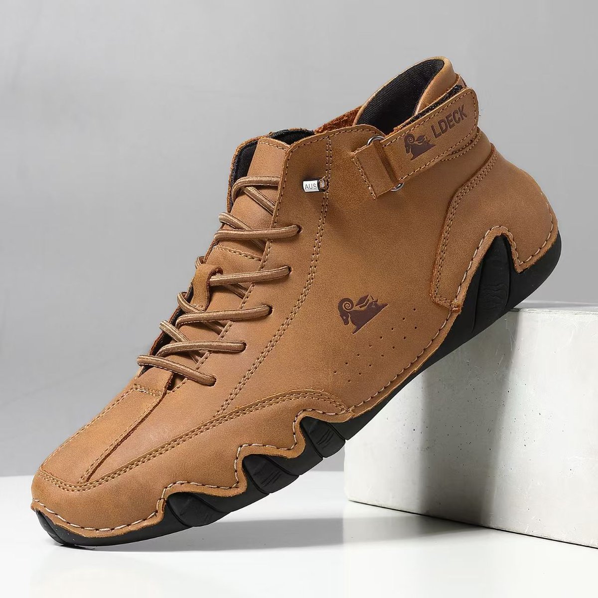 Chinasallchen's tweet photo. Men's High Top Leather Casual Boots, Octopus Split Sole Non-Slip Outdoor Ankle Boots, Retro Moccasin Work Shoes#boots  #shoes #wholesale #camo #combat boots #shoes #boots #Footwear factory  Pls Add Whatsapp 86 13182921090 https://t.co/edXqaO7kYH