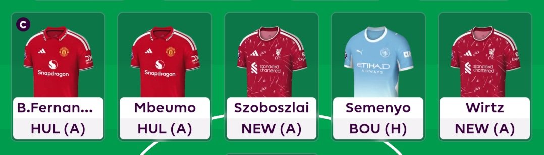 wuddlywho's tweet photo. @OfficialFPL I'm taking a chance on Wirtz https://t.co/K04Fd33cNo