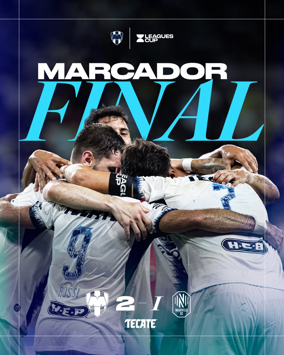 Rayados's tweet photo. 90' ⏱️ | Monterrey 2-1 Nashville | 

EL MONTERREY Y SU GENTE PELEAN HASTA EL FINAL.🔥

¡VAMOS LOS RAYADOS!👊🏼¡JUNTOS!💙

@CervezaTecate https://t.co/57tMxTqkX3