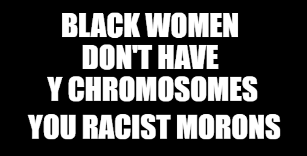 TheNewBacklash's tweet photo. @waltermasterson Everyone does the cheek swab. Nobody is targeted. And for the sake of everything good in this world, stop comparing black women to men. https://t.co/ZxvayXyBTj