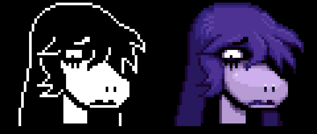 Rafgarn's tweet photo. Deltafell susie sprite base https://t.co/ZdZFIL5vCp