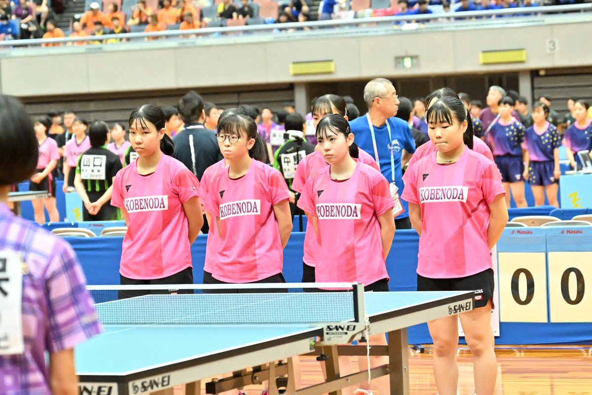 takurepo's tweet photo. #大阪インターハイ #卓球
▼女子学校対抗1回戦
敬徳（佐賀）　3-1　神戸野田（兵庫）

丸田二郎監督率いる初出場の神戸野田がインターハイ初勝利に挑みましたが、敬徳に敗れ初戦突破ならず。
勝った敬徳は2回戦で優勝候補の一角・地元大阪のリベルテと対戦します。

#インターハイ2026 #卓球レポート https://t.co/cFht40l8JO