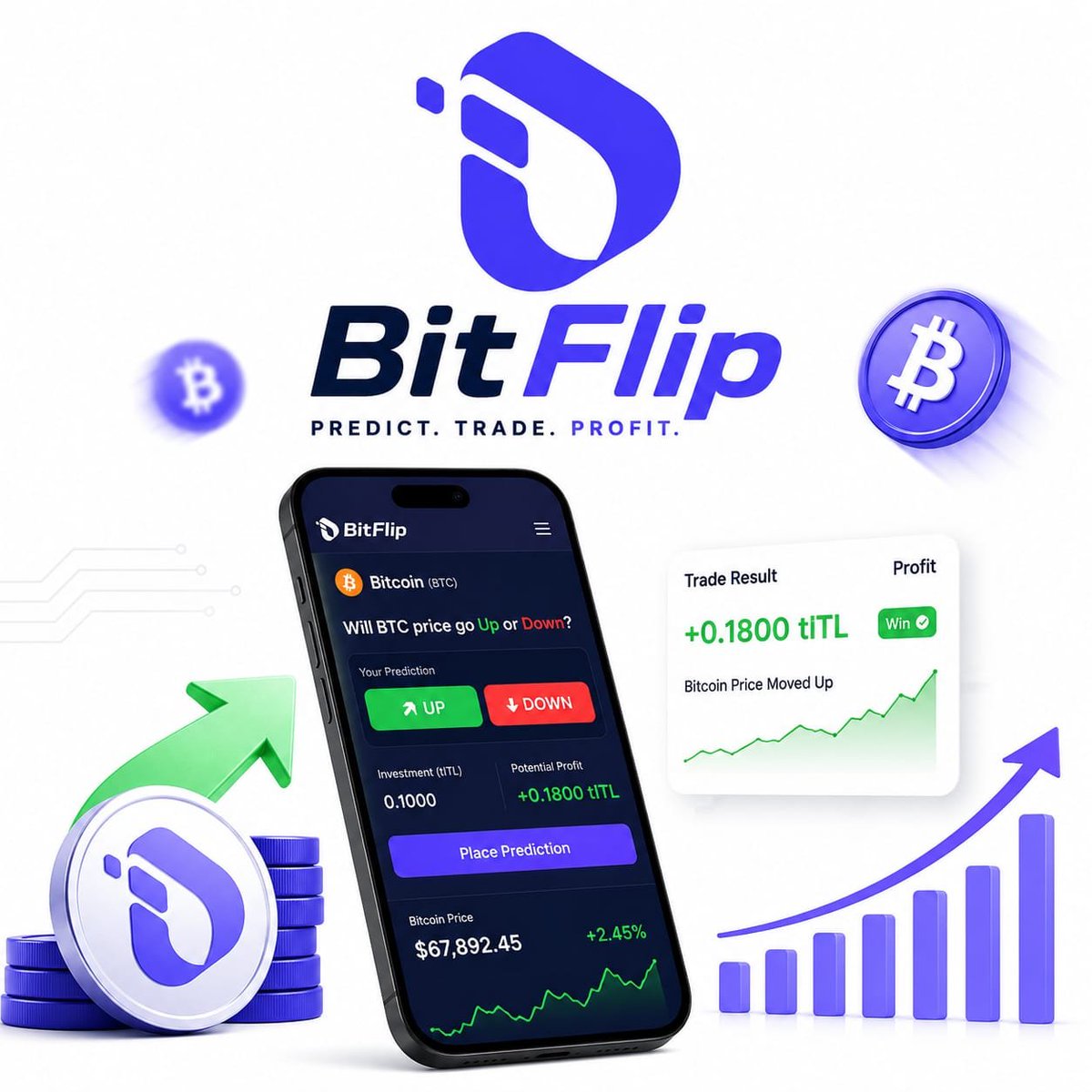 BitFlipITL's tweet photo. BITFLIP COMMUNITY CHALLENGE! 

I want 10 genuine InterLink supporters to try BitFlip and share their experience with the community! 

 I’ll send 0.1 tITL to each of the first 10 eligible participants. Use the tITL to try BitFlip, check your Bitcoin profit/loss, and then send me:

📸 Your BitFlip screenshot
📝 Your honest review/experience

The first 10 people who comment and meet the requirements will get the tITL from me. Let’s see what the community thinks about BitFlip! 

⚠️ DISCLAIMER:
The reward is tITL, NOT $ITL. Please send your tITL wallet address, not your $ITL wallet address.

👉 Priority will be given to the first 10 genuine people who are actively working for and supporting InterLink.

Let’s test BitFlip, share real experiences, and build together! 

Who’s in? 
#InterlinkBitFlip #ITL #ITLG