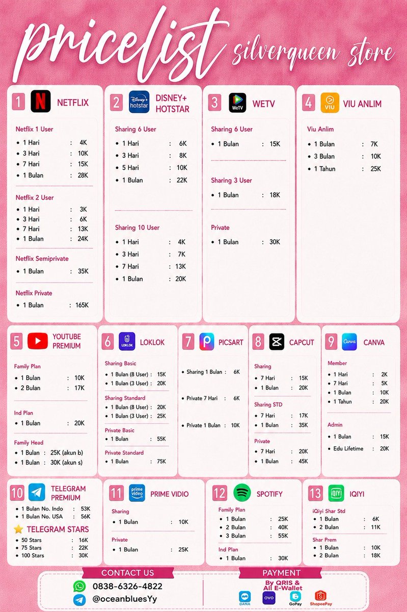 12Silverqueennn's tweet photo. @taeraelie Halo kak Ready kak gas in  harga terjangkau &amp; fastrespon, klik link di bio ya!💥 https://t.co/UV1qPFbjqT