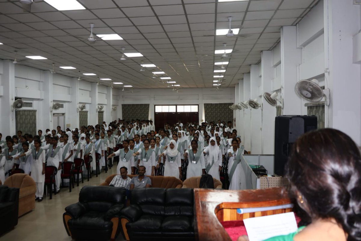 TGCE_PORTBLAIR's tweet photo. Students solemnised the Anti-Ragging Pledge and enthusiastically participated in the Anti-Ragging Signature Campaign, reaffirming their collective commitment to a ragging-free campus.

Ragging is not a tradition—it is a violation. 
Say NO.  Stand Together. ✋
@ugc_india @C4Y_IN https://t.co/v1i2DDJRPZ