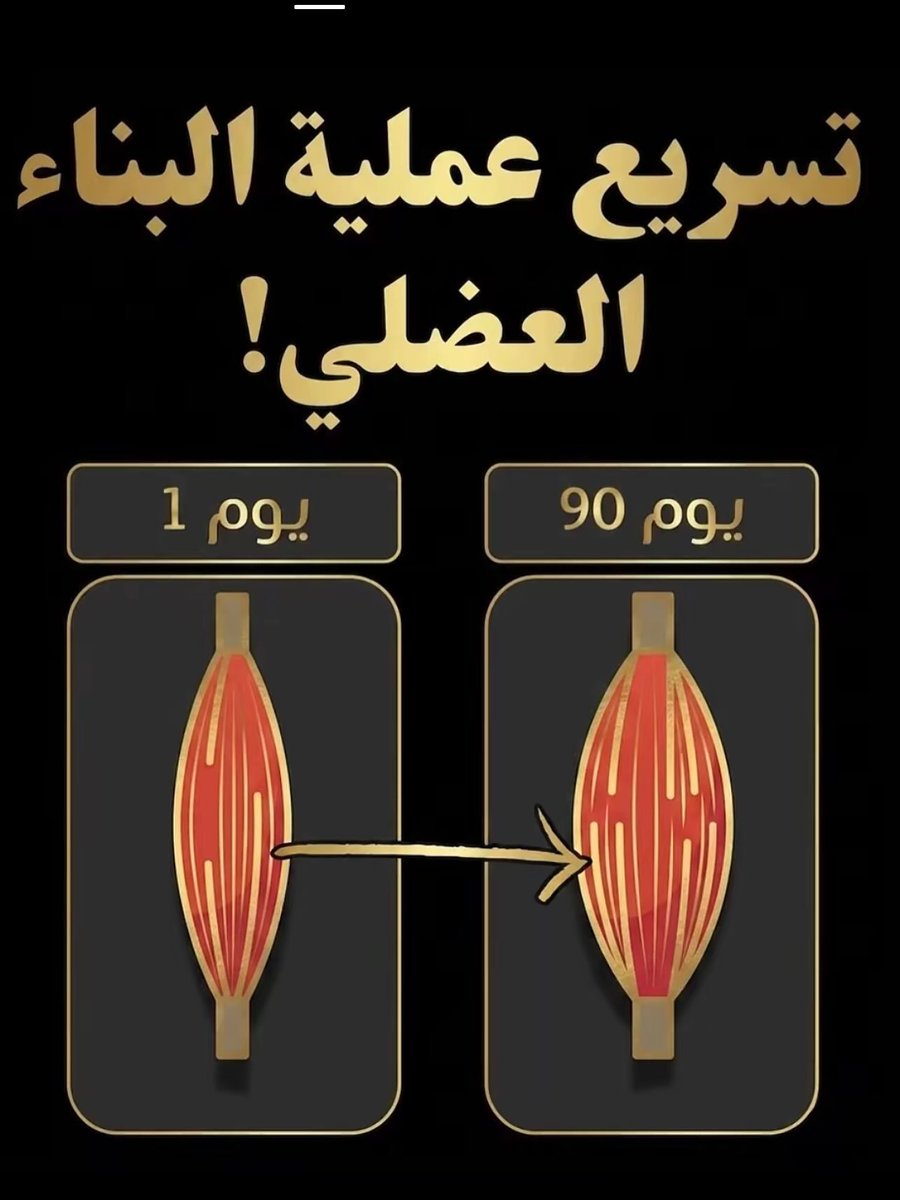 Sp_bo1's tweet photo. كيفية تسريع عملية البناء العضلي خلال ٩٠ يوم https://t.co/cjfB8Y5Oih
