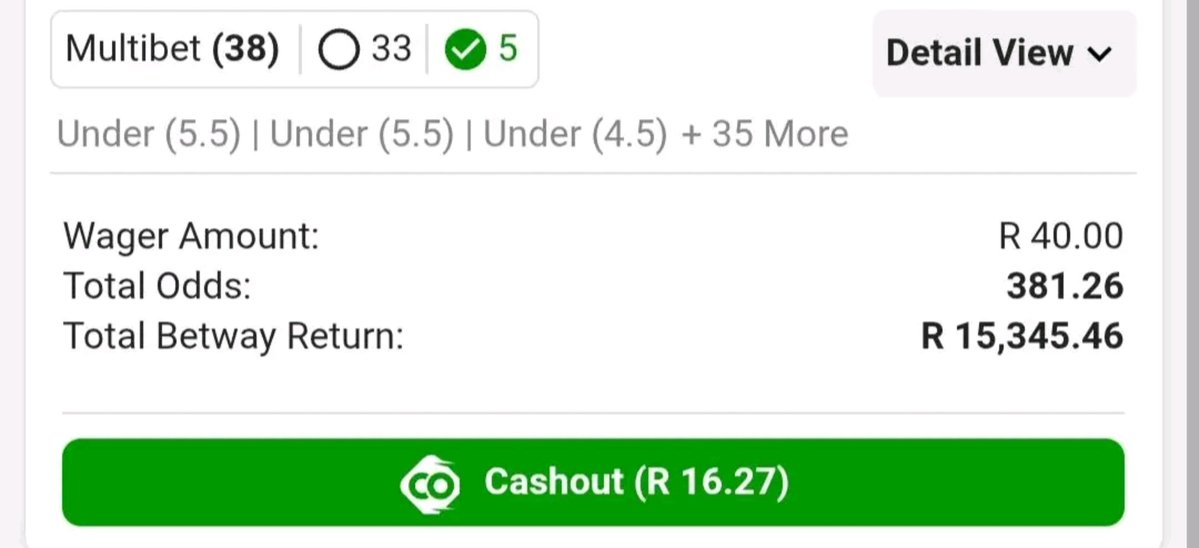 Lerumo_molefe2's tweet photo. Decided to rebet my under 4.5/5.5 goals Train and five games in 🔥🔥🤗💪 

You Can Still Bet Now ✅ LINK BELOW 

Code: BW6887B032
https://t.co/L6ERKwUBrc https://t.co/D5HNArqI7S